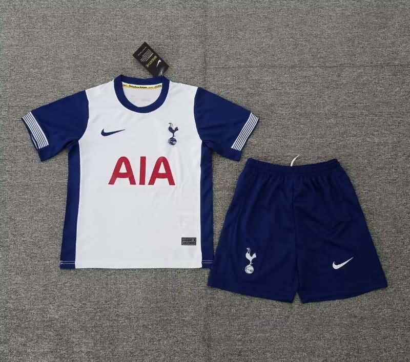 Kids Tottenham Hotspur 24/25 Home Soccer Jersey And Shorts Leaked