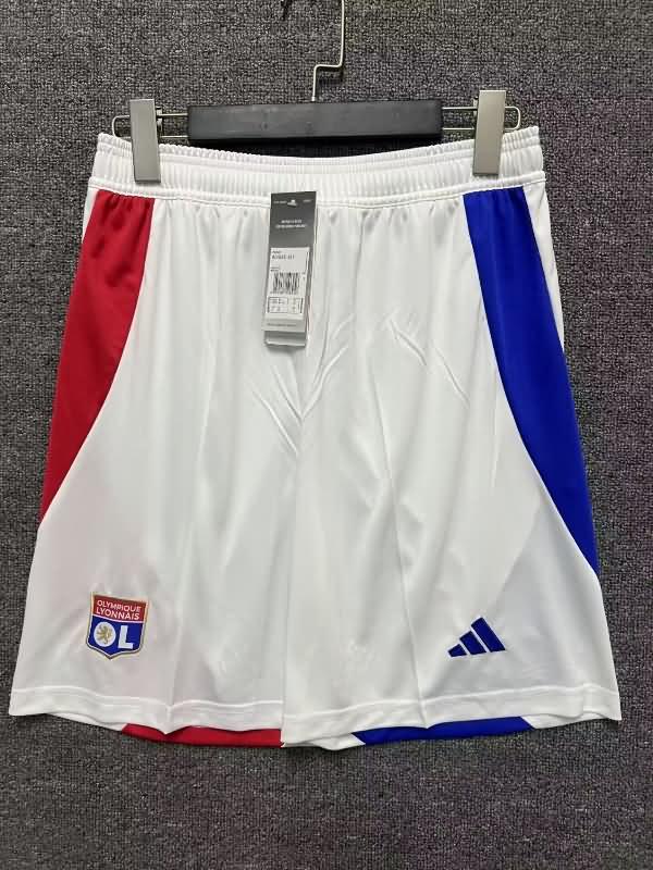 AAA Quality Lyon 24/25 Home Soccer Shorts