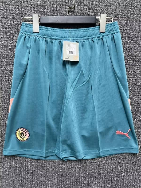 AAA Quality Manchester City 24/25 Fourth Soccer Shorts