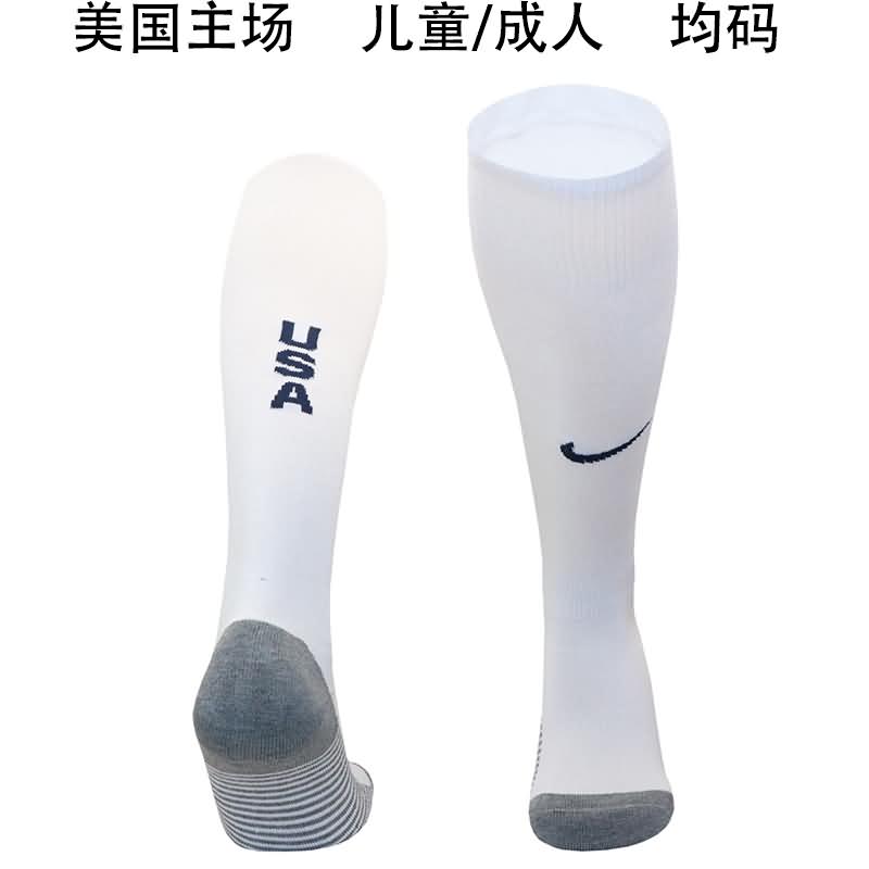 AAA Quality USA 2024 Home Soccer Socks
