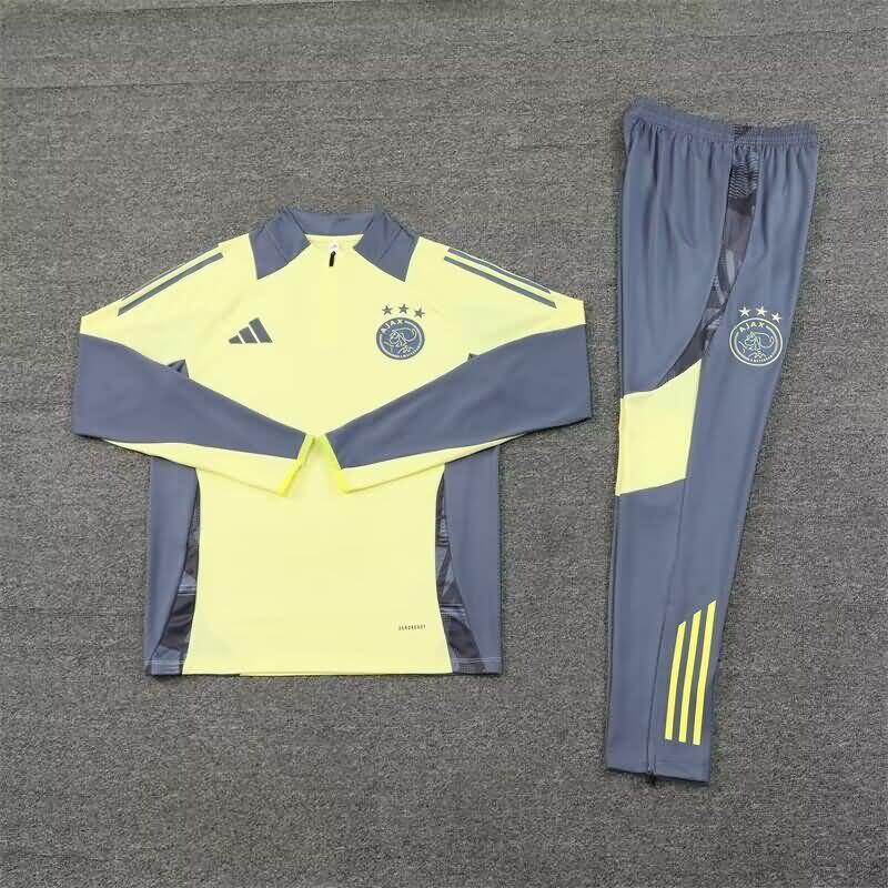 AAA Quality Ajax 24/25 Yellow Soccer Tracksuit