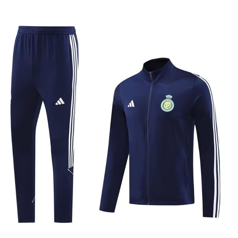 AAA Quality Al Nassr FC 24/25 Dark Blue Soccer Tracksuit