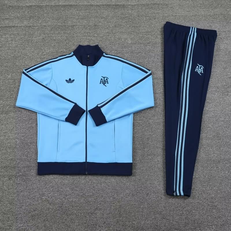 AAA Quality Argentina 2024 Blue Soccer Tracksuit 06