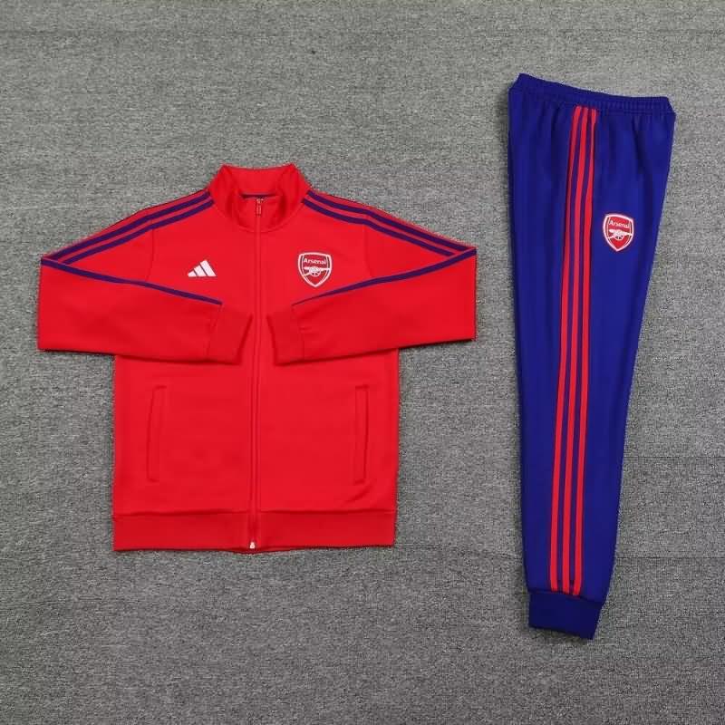 AAA Quality Arsenal 24/25 Red Soccer Tracksuit 04