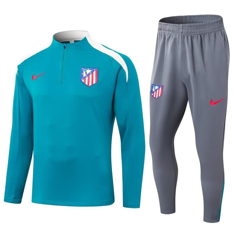 AAA Quality Atletico Madrid 24/25 Blue Soccer Tracksuit