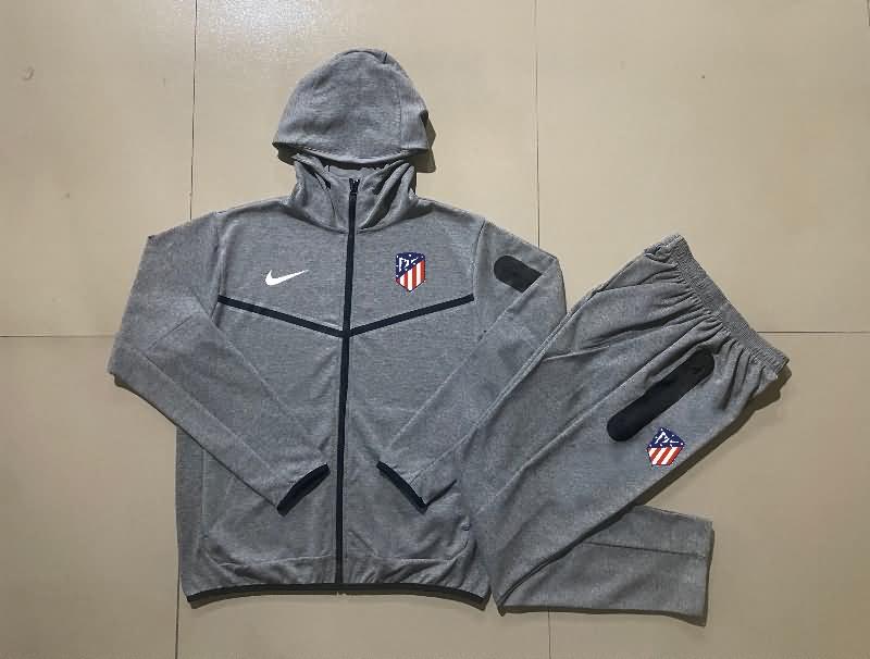 AAA Quality Atletico Madrid 24/25 Grey Soccer Tracksuit 02