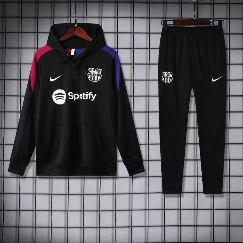 AAA Quality Barcelona 24/25 Black Soccer Tracksuit 05