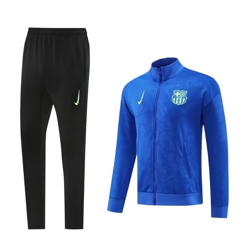 AAA Quality Barcelona 24/25 Blue Soccer Tracksuit 03