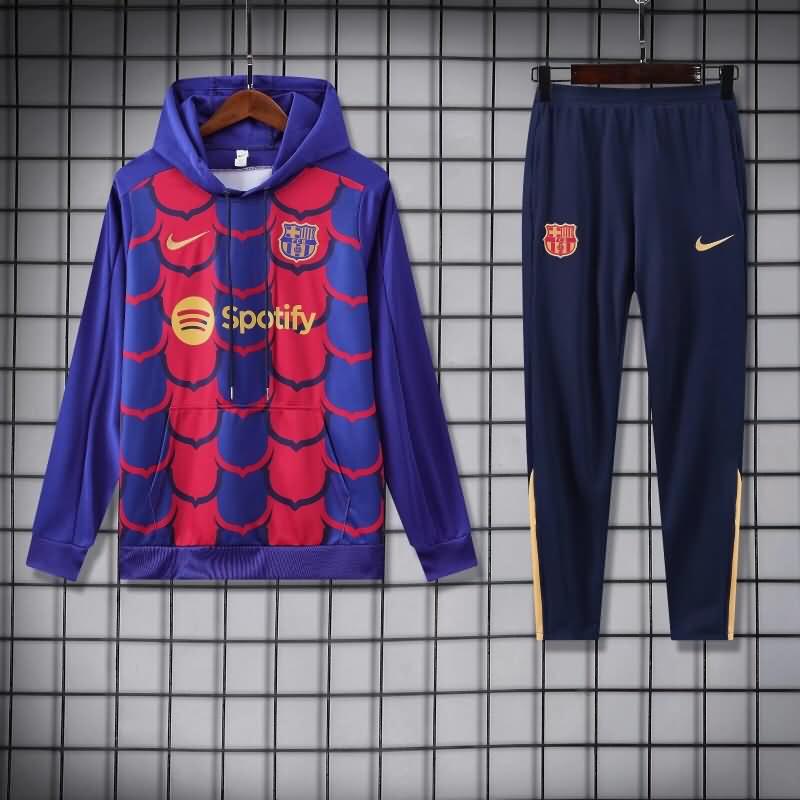 AAA Quality Barcelona 24/25 Blue Soccer Tracksuit 04