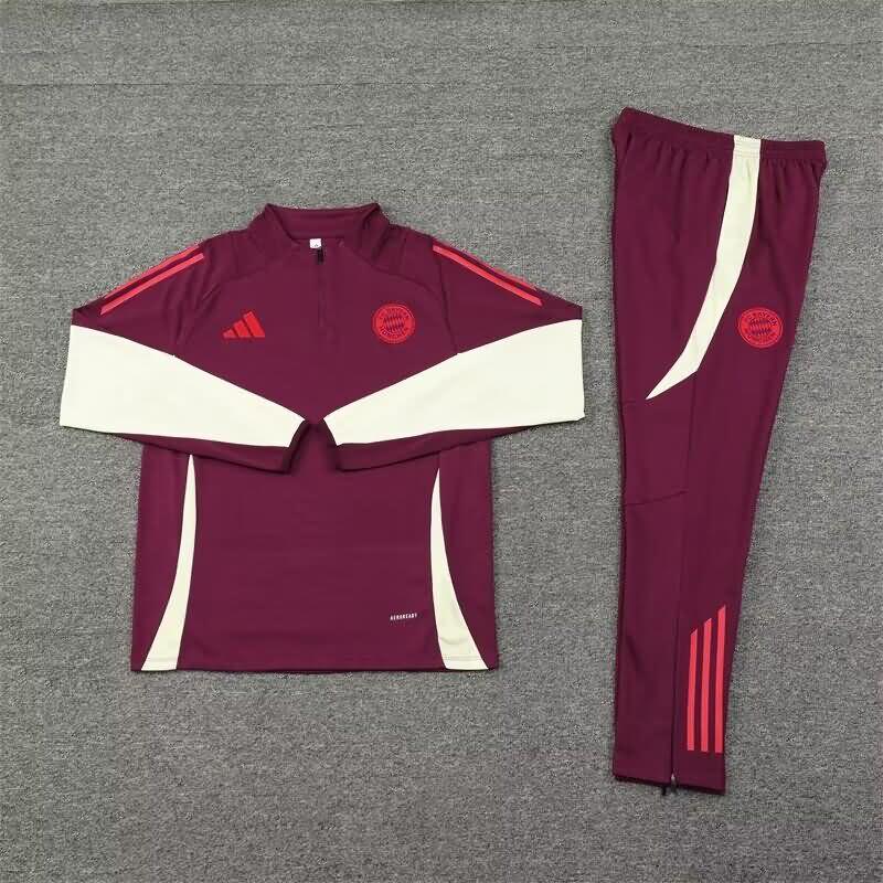 AAA Quality Bayern Munich 24/25 Red Soccer Tracksuit