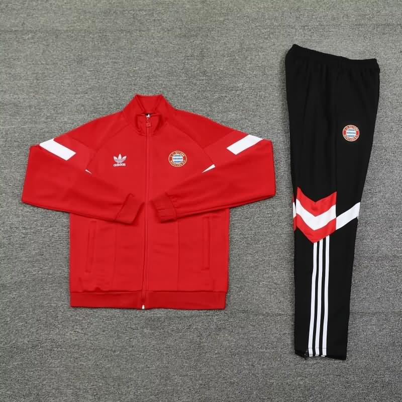 AAA Quality Bayern Munich 24/25 Red Soccer Tracksuit 05