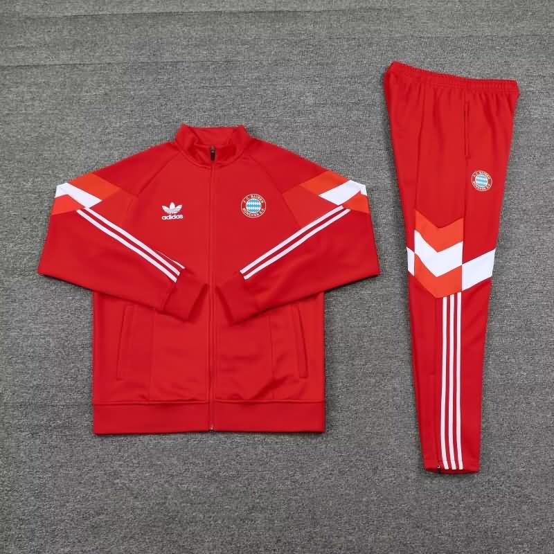 AAA Quality Bayern Munich 24/25 Red Soccer Tracksuit 06