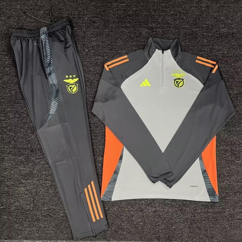 AAA Quality Benfica 24/25 Grey Soccer Tracksuit