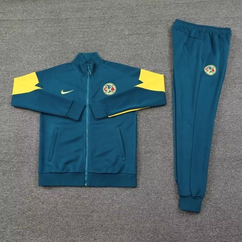 AAA Quality Club America 24/25 Green Soccer Tracksuit