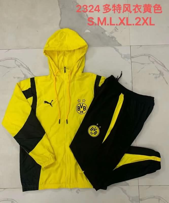 AAA Quality Dortmund 24/25 Yellow Soccer Tracksuit