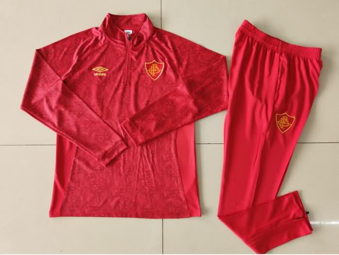 AAA Quality Fluminense 2024 Red Soccer Tracksuit