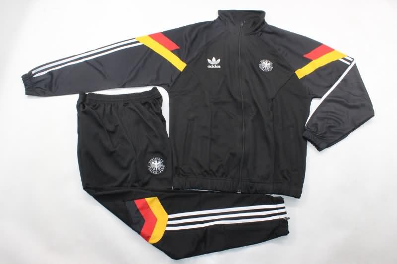 AAA Quality Germany 2024 Black Soccer Tracksuit 04