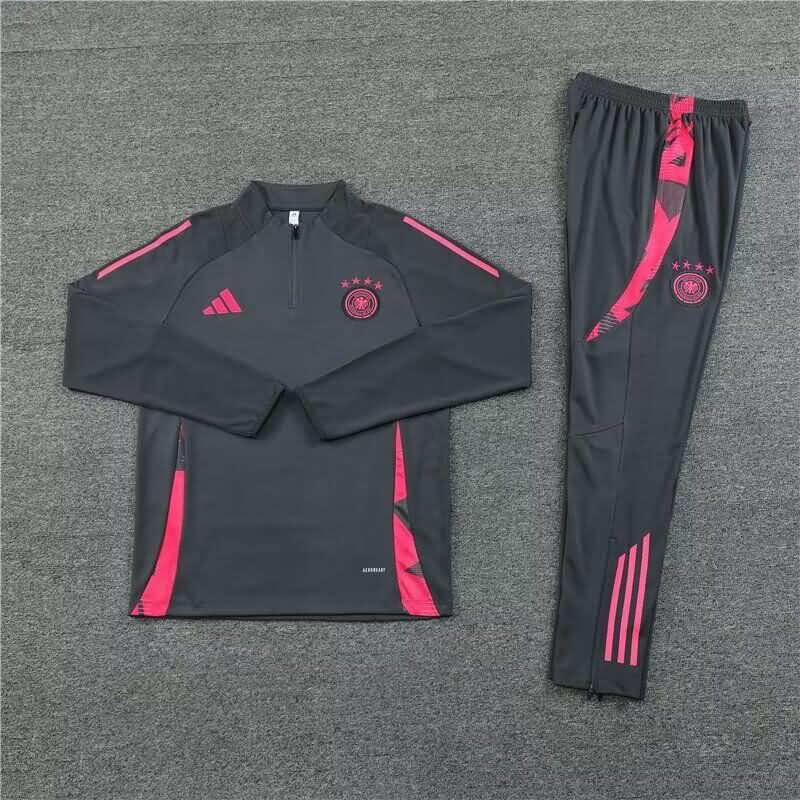 AAA Quality Germany 2024 Grey Soccer Tracksuit