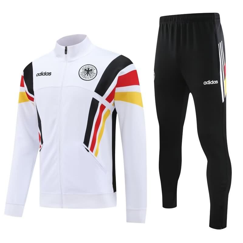 AAA Quality Germany 2024 White Soccer Tracksuit 03