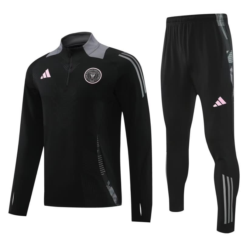 AAA Quality Inter Miami 2024 Black Soccer Tracksuit