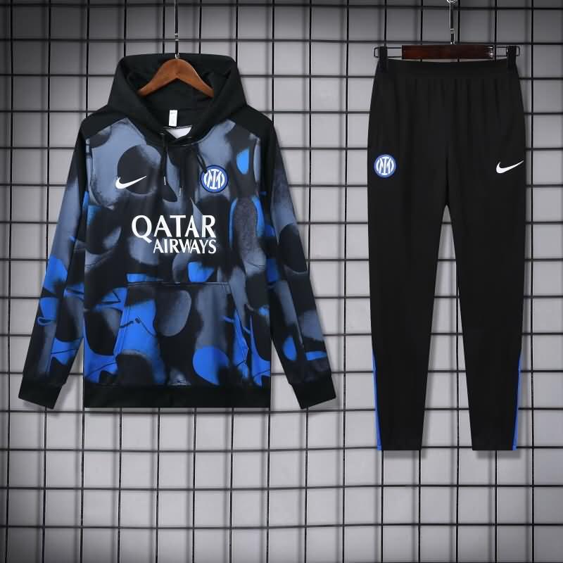 AAA Quality Inter Milan 24/25 Black Soccer Tracksuit