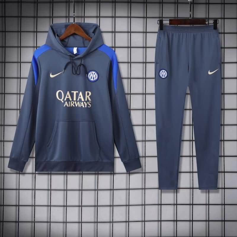 AAA Quality Inter Milan 24/25 Grey Soccer Tracksuit 03