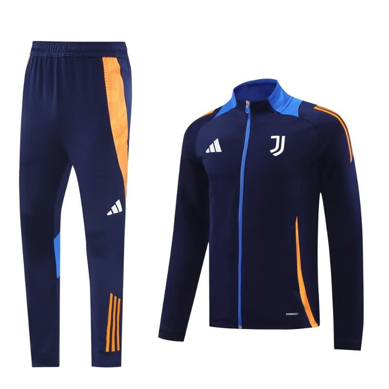 AAA Quality Juventus 24/25 Dark Blue Soccer Tracksuit 02