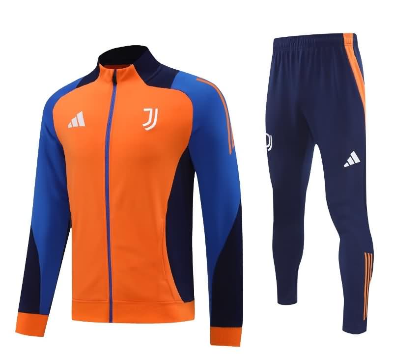 AAA Quality Juventus 24/25 Orange Soccer Tracksuit 02