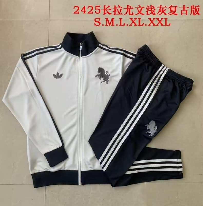 AAA Quality Juventus 24/25 White Soccer Tracksuit