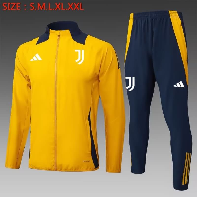 AAA Quality Juventus 24/25 Yellow Soccer Tracksuit