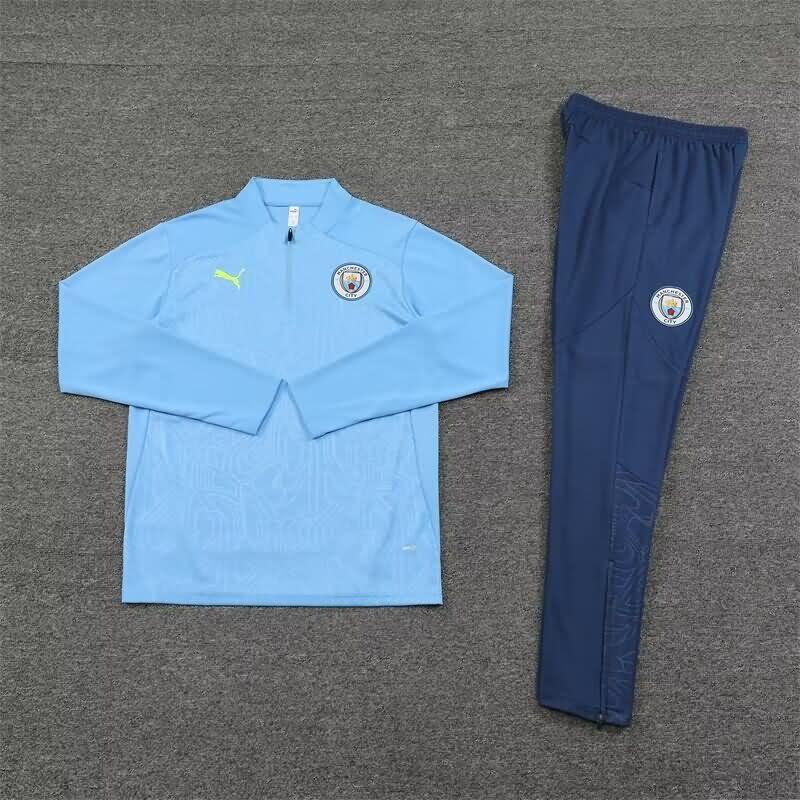 AAA Quality Manchester City 24/25 Blue Soccer Tracksuit