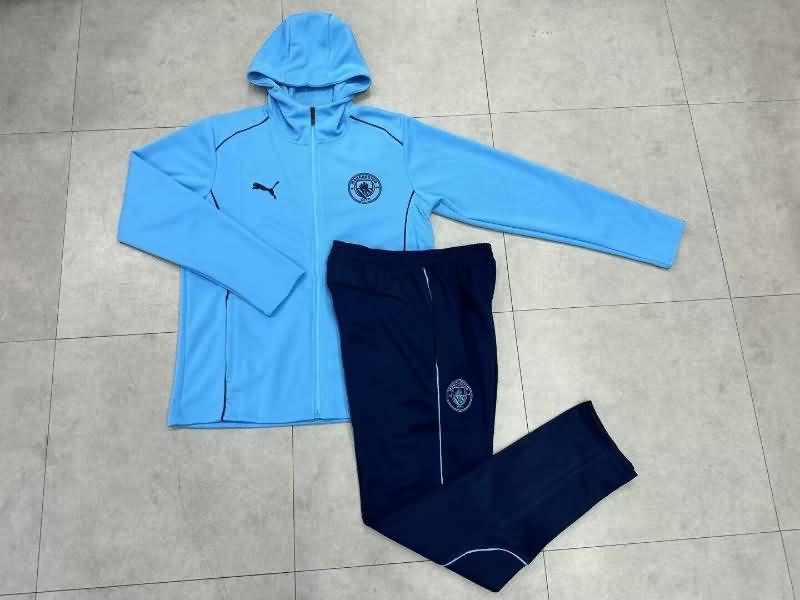 AAA Quality Manchester City 24/25 Blue Soccer Tracksuit 04