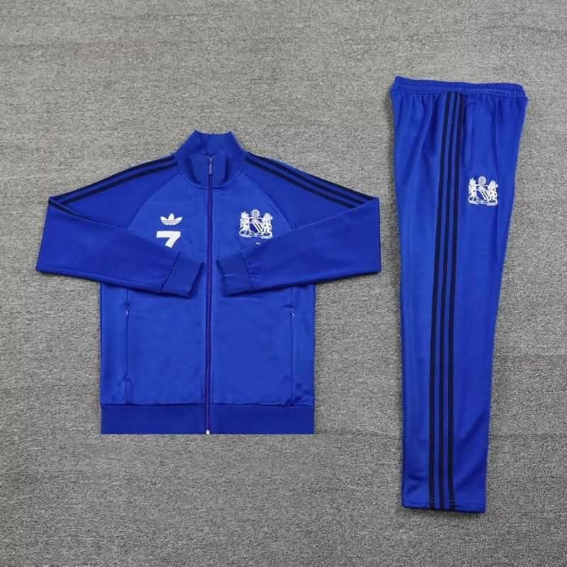 AAA Quality Manchester United 24/25 Blue Soccer Tracksuit