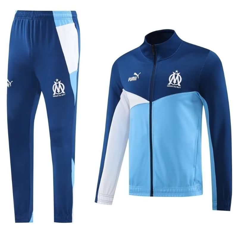 AAA Quality Marseilles 24/25 Blue Soccer Tracksuit