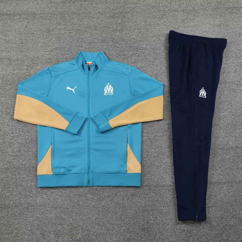 AAA Quality Marseilles 24/25 Blue Soccer Tracksuit 05