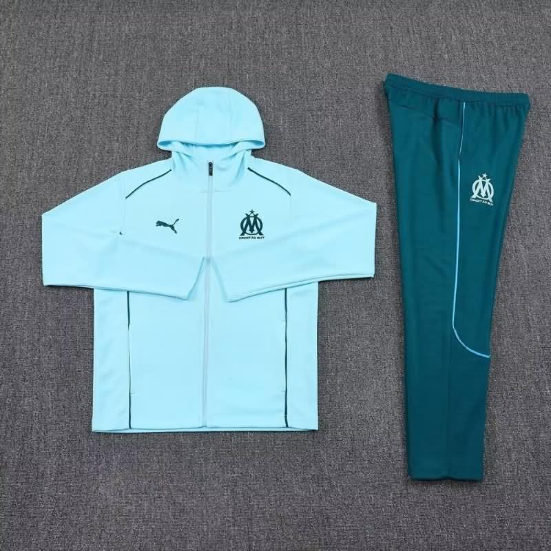 AAA Quality Marseilles 24/25 Blue Soccer Tracksuit 06