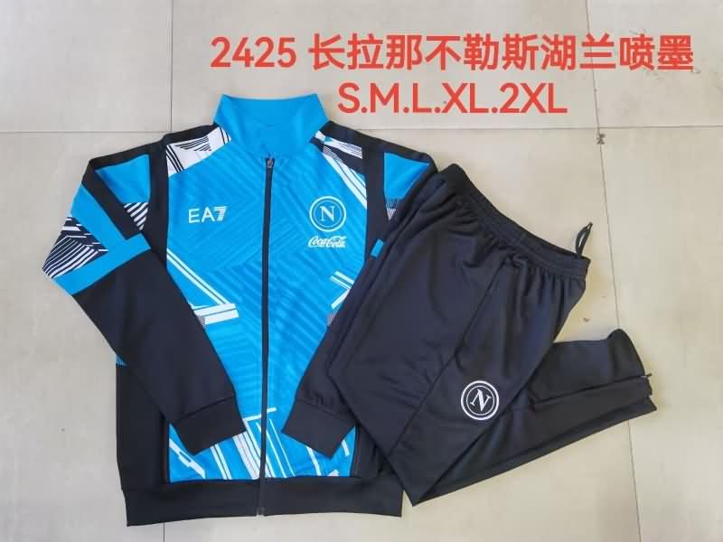 AAA Quality Napoli 24/25 Blue Soccer Tracksuit 02