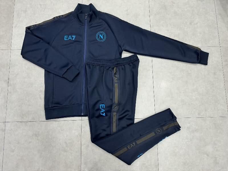 AAA Quality Napoli 24/25 Dark Blue Soccer Tracksuit