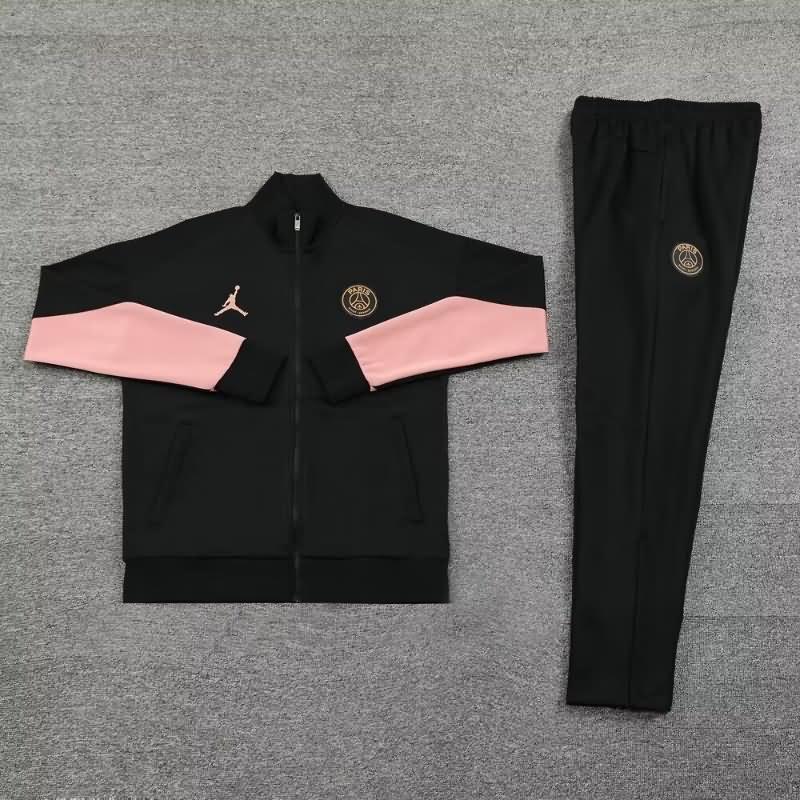 AAA Quality PSG 24/25 Black Soccer Tracksuit 05