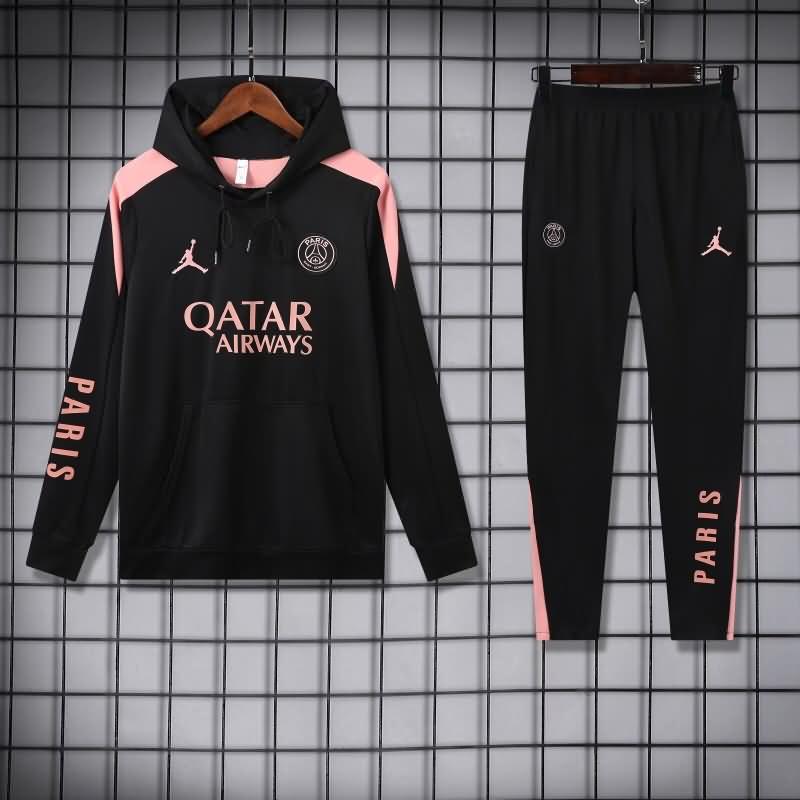 AAA Quality PSG 24/25 Black Soccer Tracksuit 07