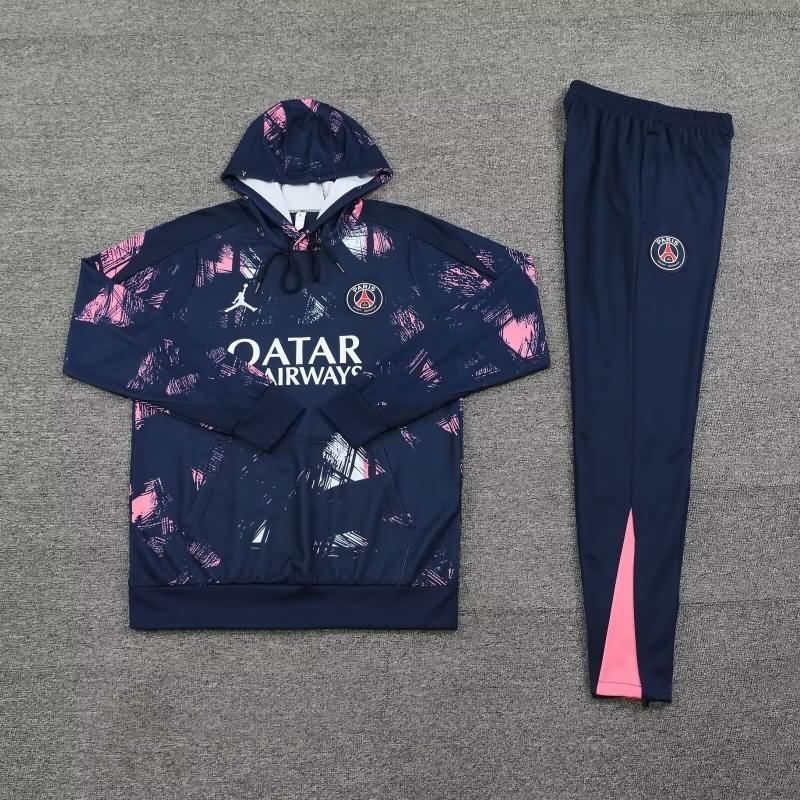 AAA Quality PSG 24/25 Dark Blue Soccer Tracksuit