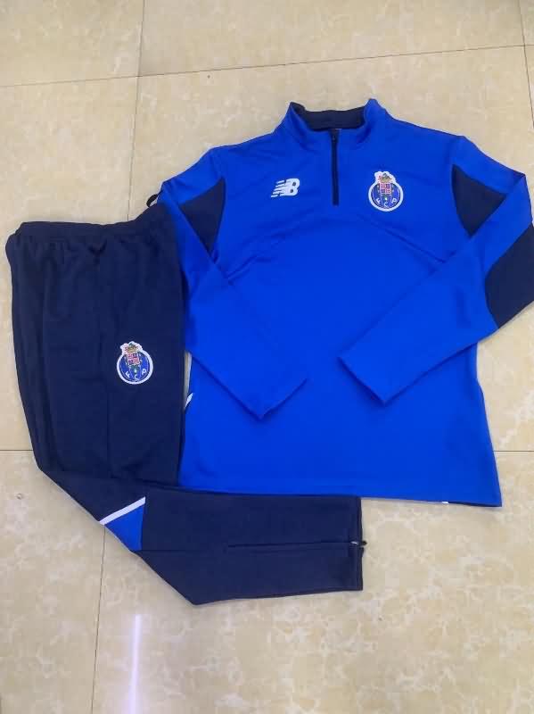 AAA Quality Porto 24/25 Blue Soccer Tracksuit