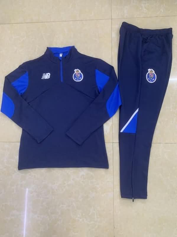 AAA Quality Porto 24/25 Dark Blue Soccer Tracksuit