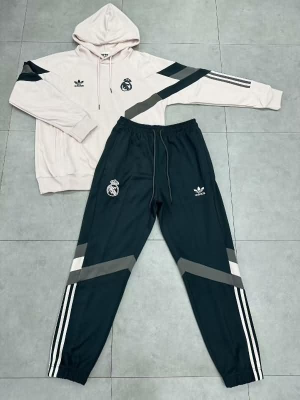 AAA Quality Real Madrid 24/25 Beige Soccer Tracksuit 04