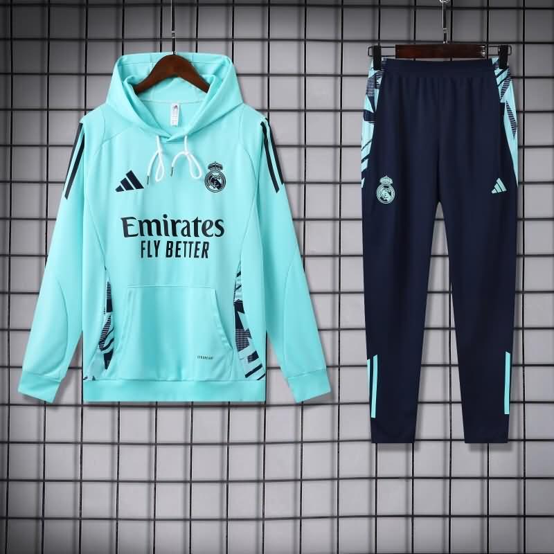 AAA Quality Real Madrid 24/25 Green Soccer Tracksuit 02