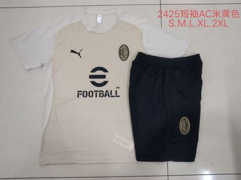 AAA Quality AC Milan 24/25 Grey Soccer Training Sets