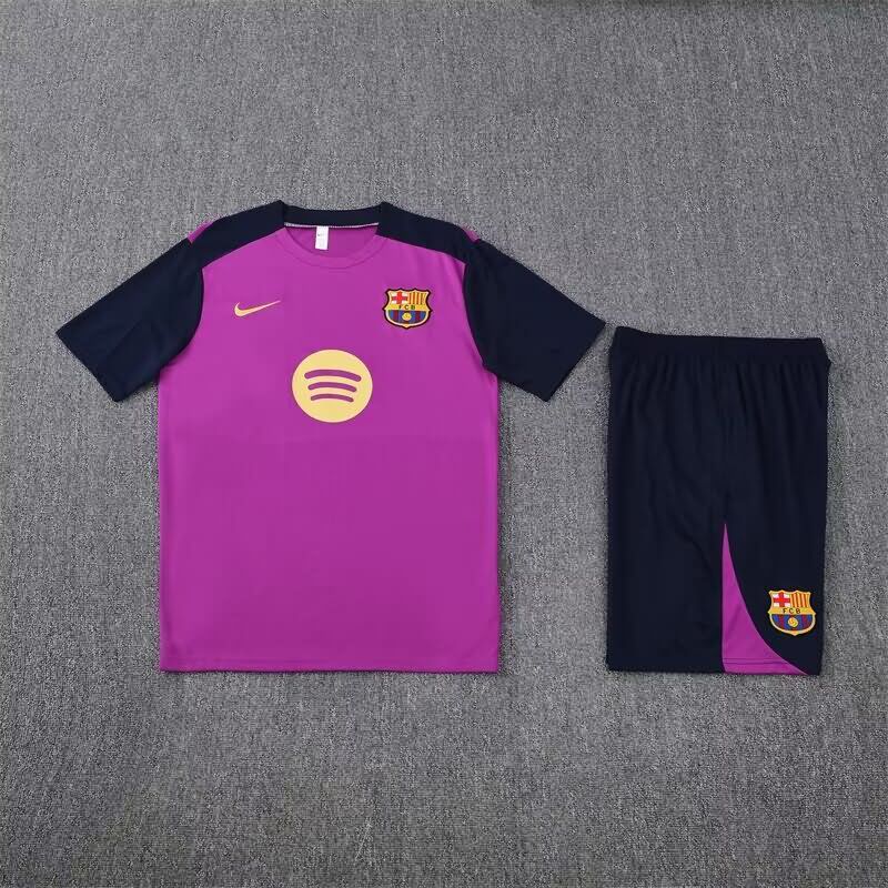 AAA Quality Barcelona 24/25 Purple Soccer Training Sets