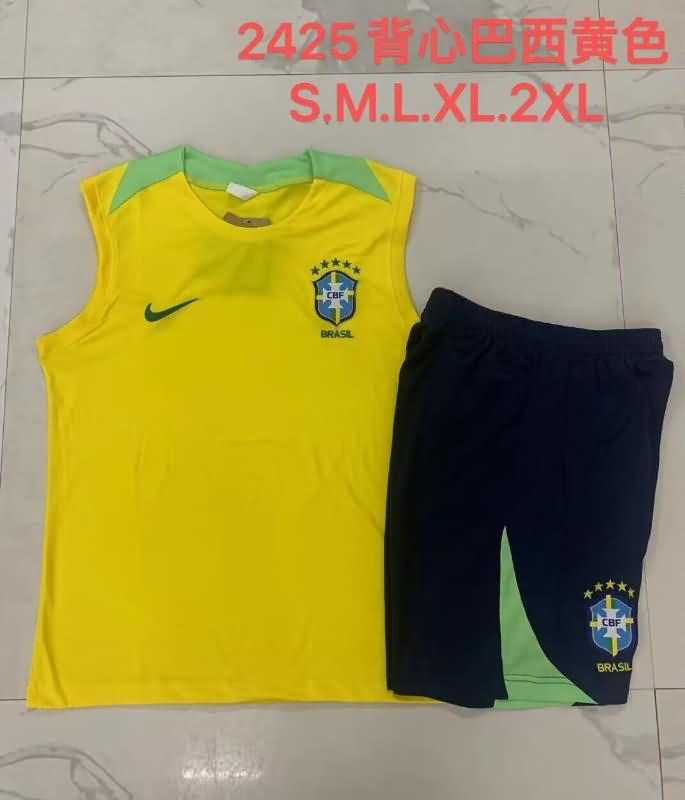 AAA Quality Brazil 2024 Yellow Soccer Training Sets