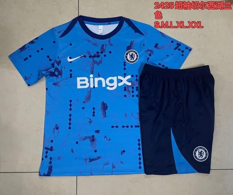 AAA Quality Chelsea 24/25 Blue Soccer Training Sets