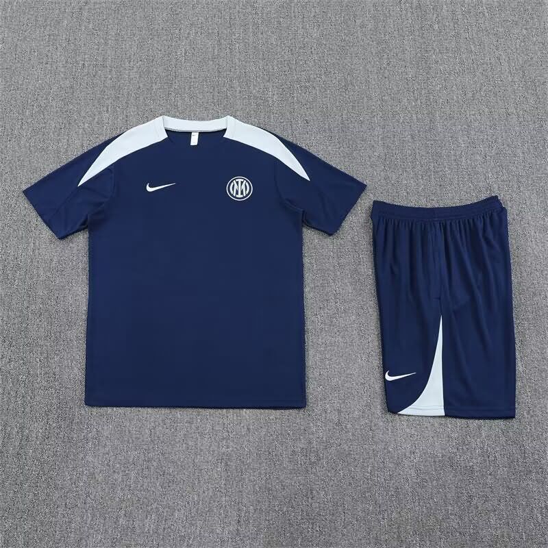 AAA Quality Inter Milan 24/25 Dark Blue Soccer Training Sets 02